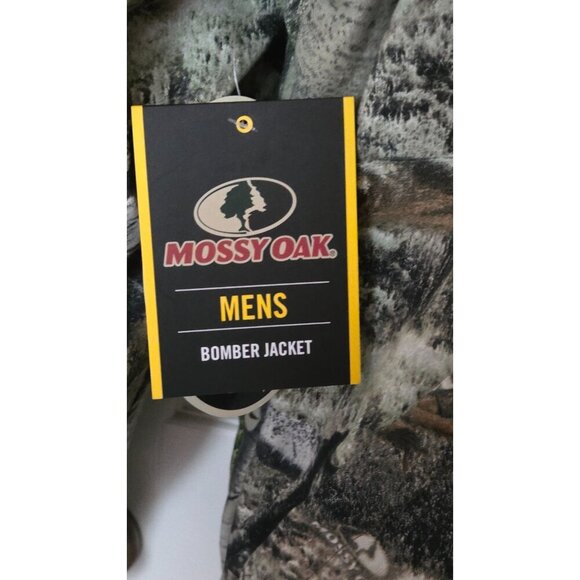 Mossy Oak Mountain Country Insulated men's Bomber Jacket size Large - Picture 7 of 9